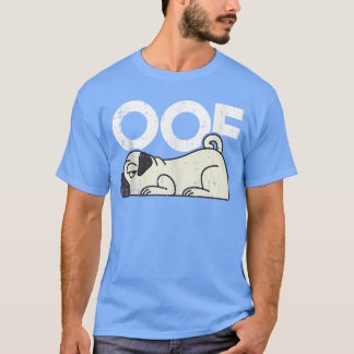 Camiseta Oof Noob Gaming Meme Pug Perro Humor Divertido Ani