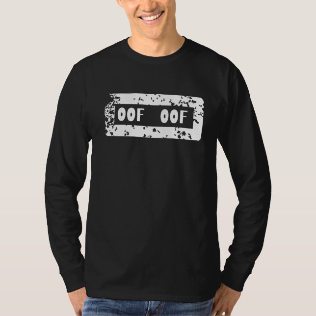 Camiseta Oof Oof Blox Gamer Noob Streamer Meme Gaming Chist (Anverso)