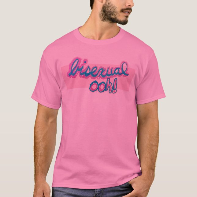 Camiseta ¡Ooh bisexual! (Anverso)