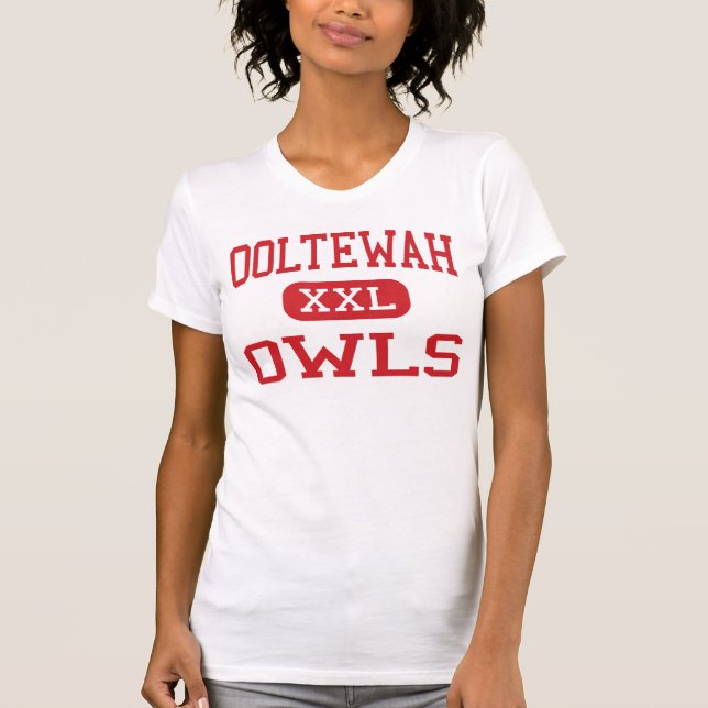Camiseta Ooltewah - búhos - High School secundaria - (Anverso)
