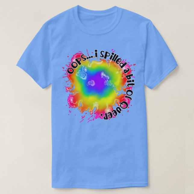Camiseta Oops, derramé un poco de marica (Diseño del anverso)