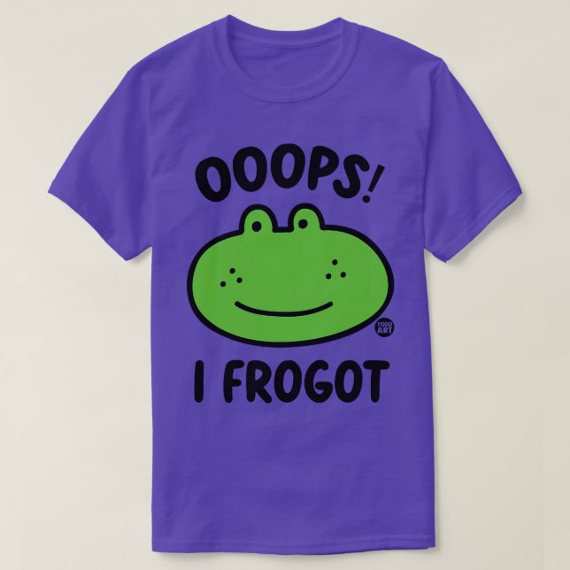 CAMISETA OOPS FROGOT (Diseño del anverso)