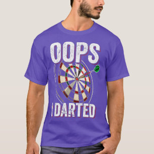 Camiseta Oops I Darny Darts Club Dart Player Team