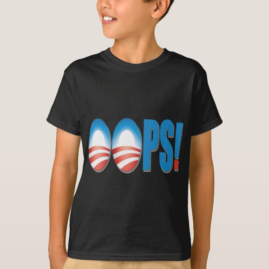 Camiseta OOPS - Obama anti