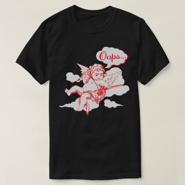 Camiseta Oops Valentine Error Funny Anti Día de San Valentí (Diseño del anverso)