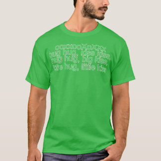 Camiseta ooxxooXoXXx abrazo besar abrazo abrazo abrazo gran