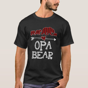 Camiseta Opa Bear Tres Cubos Rojo Talla Mamá Navidades Paja
