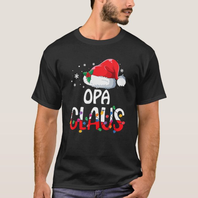 Camiseta Opa Claus Navidades Pajama Familia Matando Navidad (Anverso)