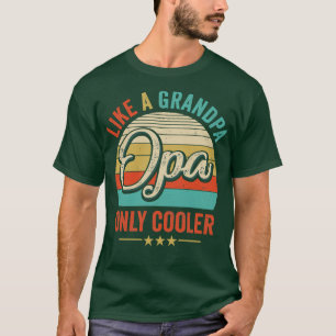 Camiseta Opa Como Un Abuelo Solamente Padres Vintage De Pap