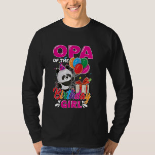 Camiseta Opa De Panda Bear Birthday Animal Lover Boys G
