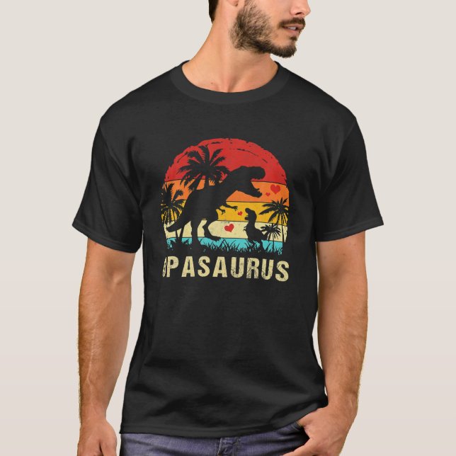 Camiseta Opa Dinosaur Funny Kid Opa Saurus 2022 (Anverso)