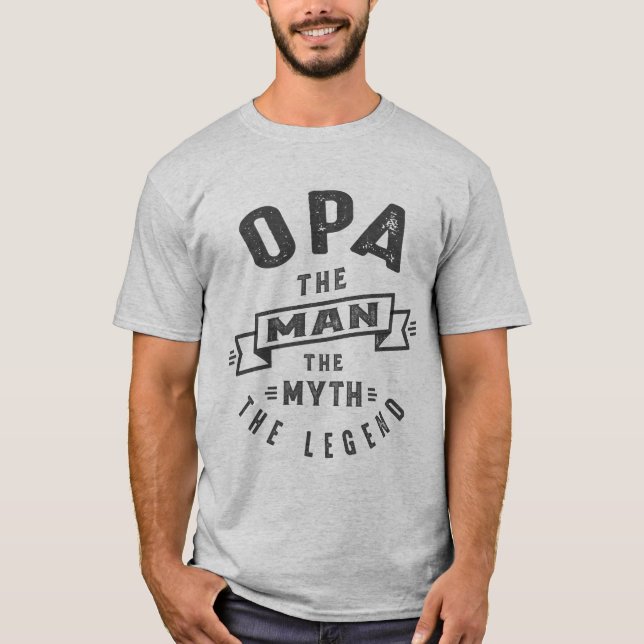 Camiseta Opa El Mito (Anverso)