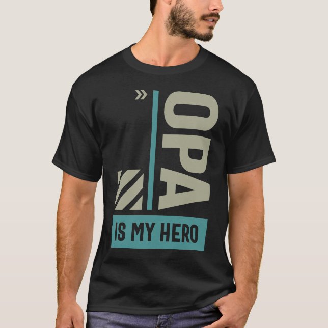 Camiseta Opa es mi héroe (Anverso)