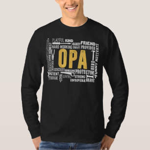 Camiseta Opa Life For Opa Grandpa Husband Mens