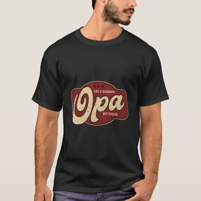 Camiseta Opa Like A Grandpa But Er Opa Grandpa (Anverso)