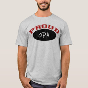 Camiseta Opa orgulloso (negro y rojo)