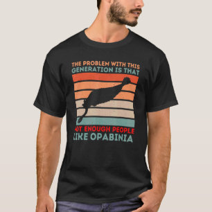 Camiseta Opabinia Artrópodo Extinto, Opabinia Pez Prehistór