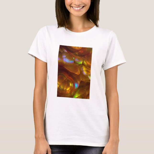 Camiseta Opal de fuego naranja iridiscente (Anverso)