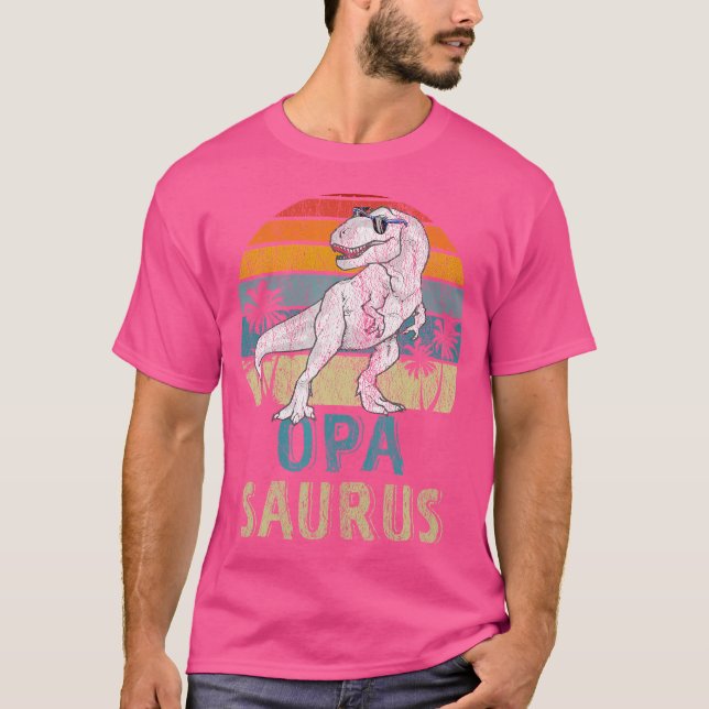 Camiseta Opasauro T Rex Dinosaur Opa Saurus Family Matchin (Anverso)