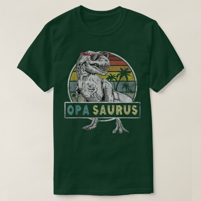 Camiseta Opasaurus Fathers Day Gift T Re Opa Saurus Men Dad (Diseño del anverso)