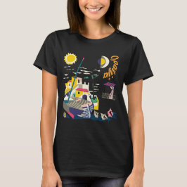 Camiseta Opatija Croacia Pueblo Paisaje Colorido Viaje