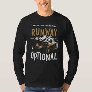 Camiseta Opción STOL Bushplane Pilot Backcountry Flying Run