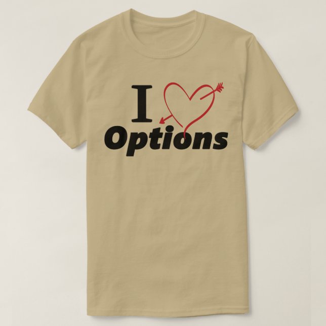 Camiseta Opciones de amor (Diseño del anverso)