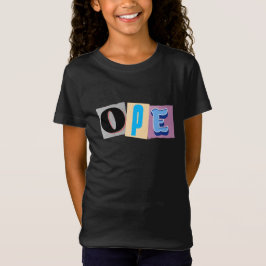 Camiseta Ope, divertida jerga de medio oeste