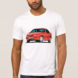 Camiseta Opel Calibra rojo