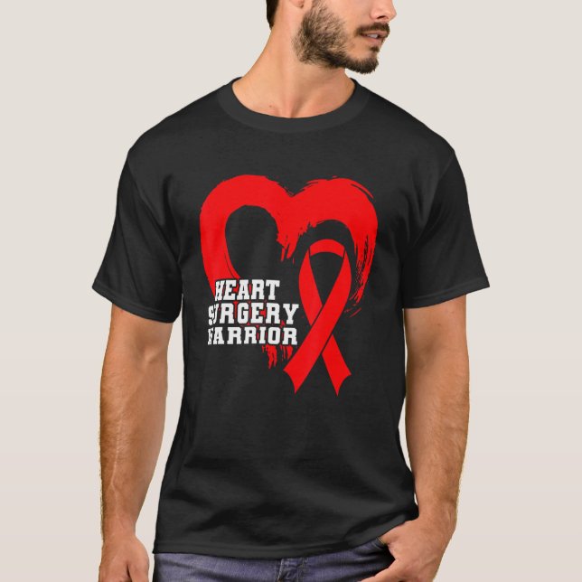 Camiseta Open Heart Surgery Bypass Awareness Heart Heart Su (Anverso)