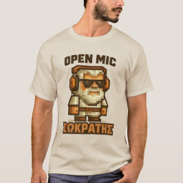 Camiseta Open Mic Socrates (Greek)