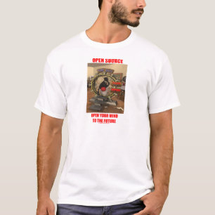 Camiseta Open Source Abre Tu Mente Al Futuro (Duke)