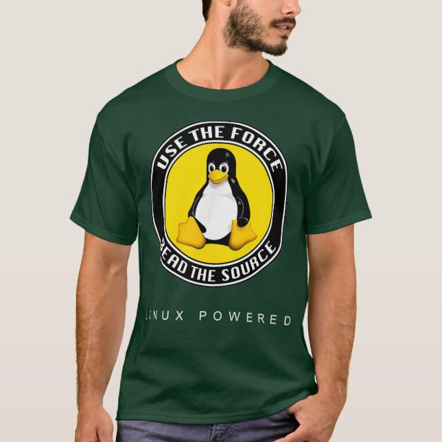 Camiseta Open Source de Linu Tu Penguin (Anverso)