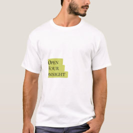 Camiseta Open Your Insight – Men's Bold Minimalist T-Shirt