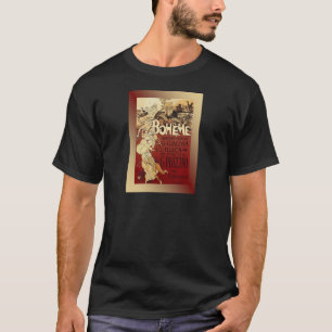 Camiseta Ópera 1896 w/Background de Puccini del ~ de