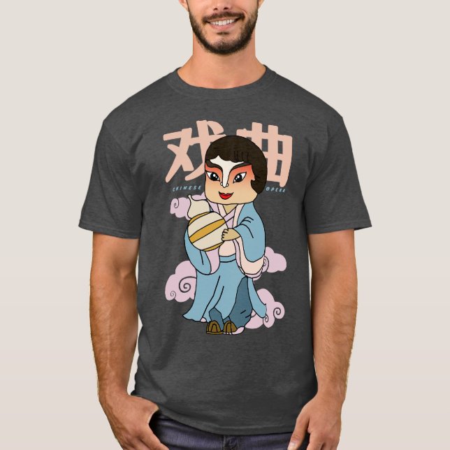 Camiseta Ópera china tradicional (Anverso)
