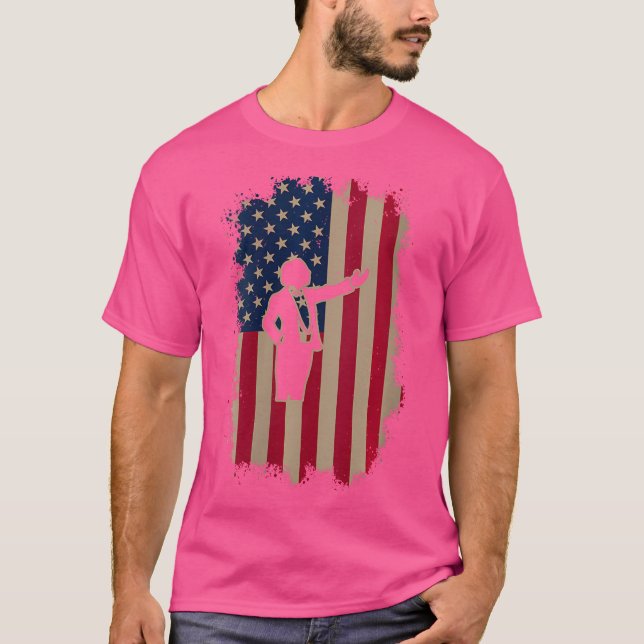 Camiseta Ópera de Bandera Estadounidense (Anverso)