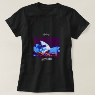 Camiseta Ópera de Sídney colorida Australia