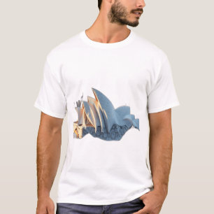 Camiseta Ópera de Sidney con patrones de encaje