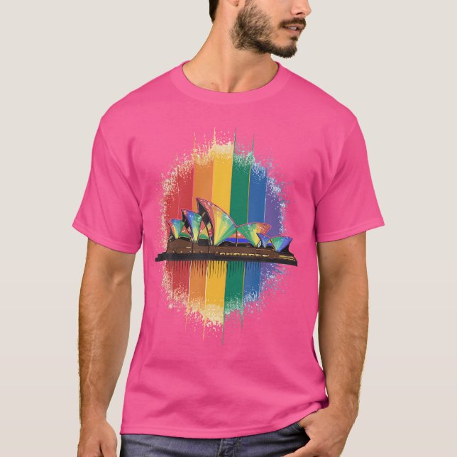 Camiseta Ópera De Sídney Lgbt Australia (Anverso)