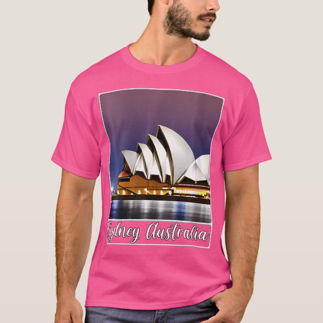 Camiseta Ópera de Sidney Sydney Australia (Anverso)