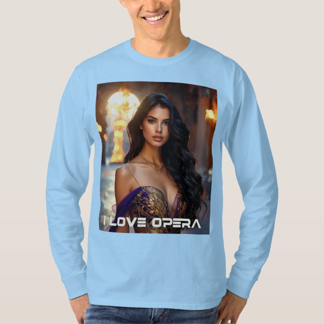 CAMISETA OPERA - I LOVE OPERA (Anverso)