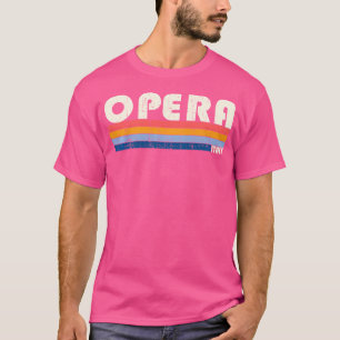 Camiseta Ópera Italia estilo retro 70S 80S
