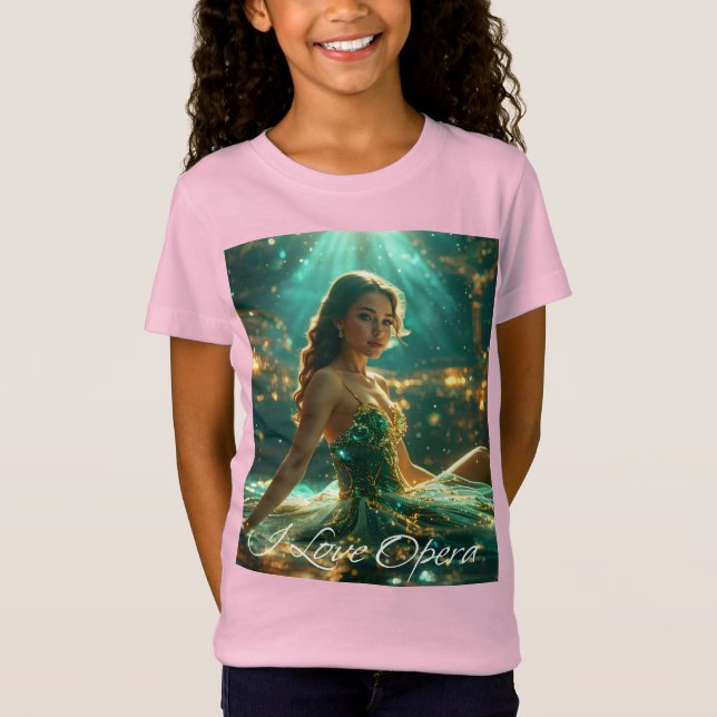 CAMISETA ÓPERA - ME ENCANTA LA ÓPERA (Anverso)