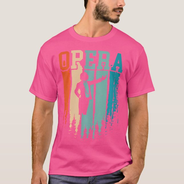 Camiseta Ópera retro vintage (Anverso)