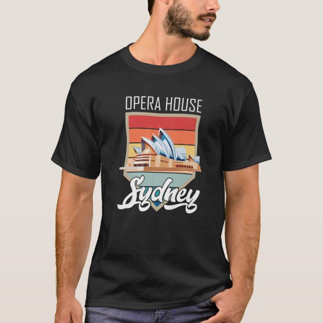 Camiseta Ópera Sidney De Australia Nuevo Surtido Turístico (Anverso)