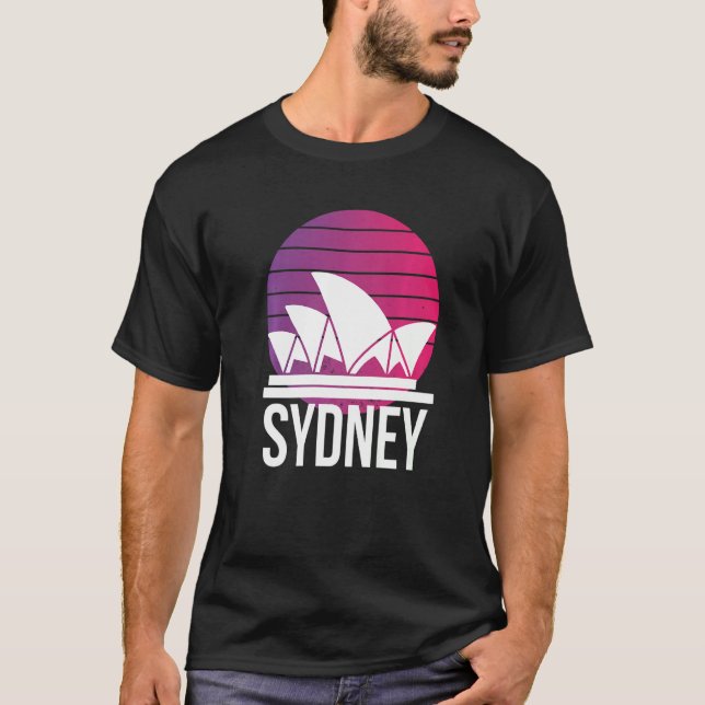 Camiseta Ópera Sunrise De Sydney En Australia Sur De Wale (Anverso)