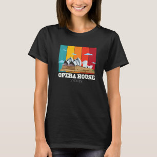 Camiseta Ópera Sydney Retro Nueva Gales del Sur desde agost