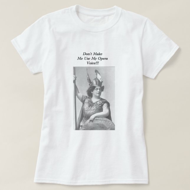 Camiseta Opera Voice (Diseño del anverso)
