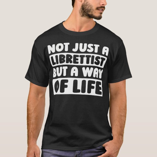 Camiseta Opera Writing Scriptwriter Musical Theatre - Libre (Anverso)